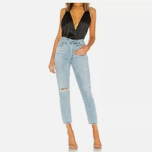 Agolde Distressed Jamie High Rise Jeans 25